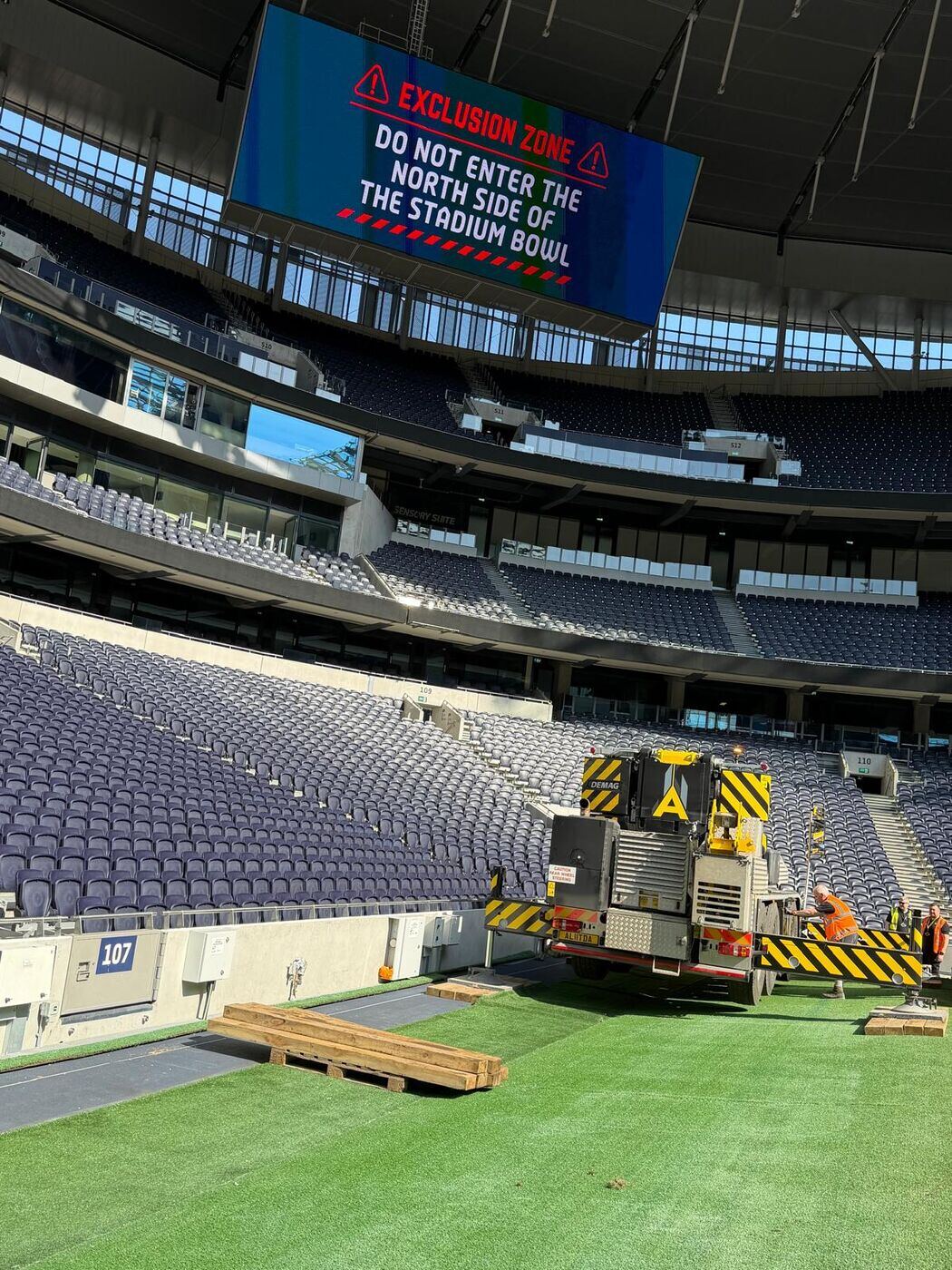 Altida's contract lift and transport at Tottenham Hotspur Stadium — photo 10 of 29