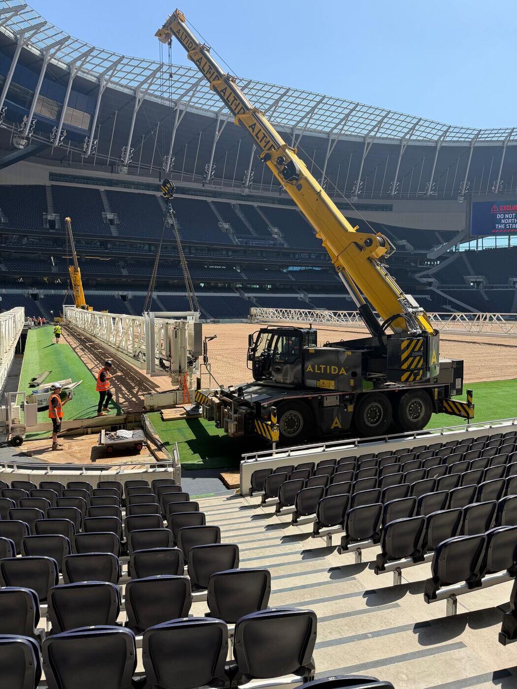 Altida's contract lift and transport at Tottenham Hotspur Stadium — photo 16 of 29